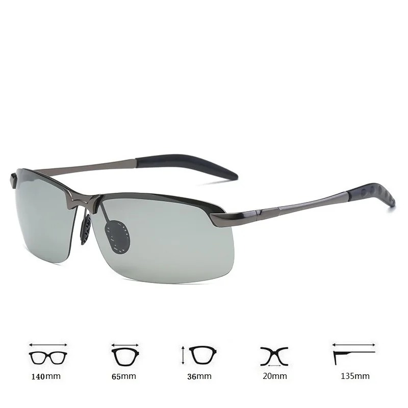 Fishing Sunglasses Polarized - 남성용 변색 편광 선글라스 운전 낚시