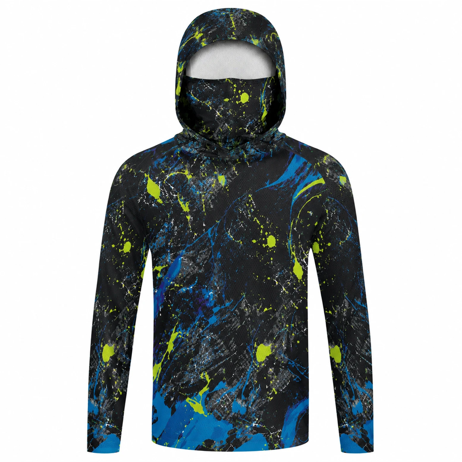 Fishing Shirt Uv Protection - 남성용 후드형 낚시 셔츠, 긴팔, 자외선