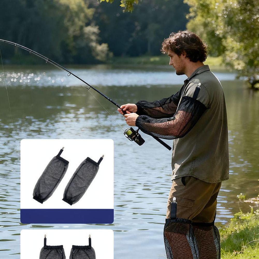야외용 메시 소재의 모기 방지 의상 세트: 후드형 재킷 - Fishing Gloves 리뷰 및 가격