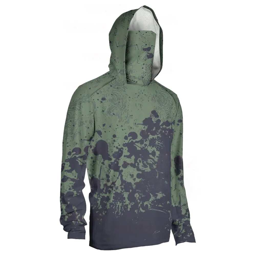 후드형 낚시 셔츠, 남성용 낚시 의류, 긴팔 낚시 티셔 - Fishing Shirt Uv Protection 리뷰 및 가격