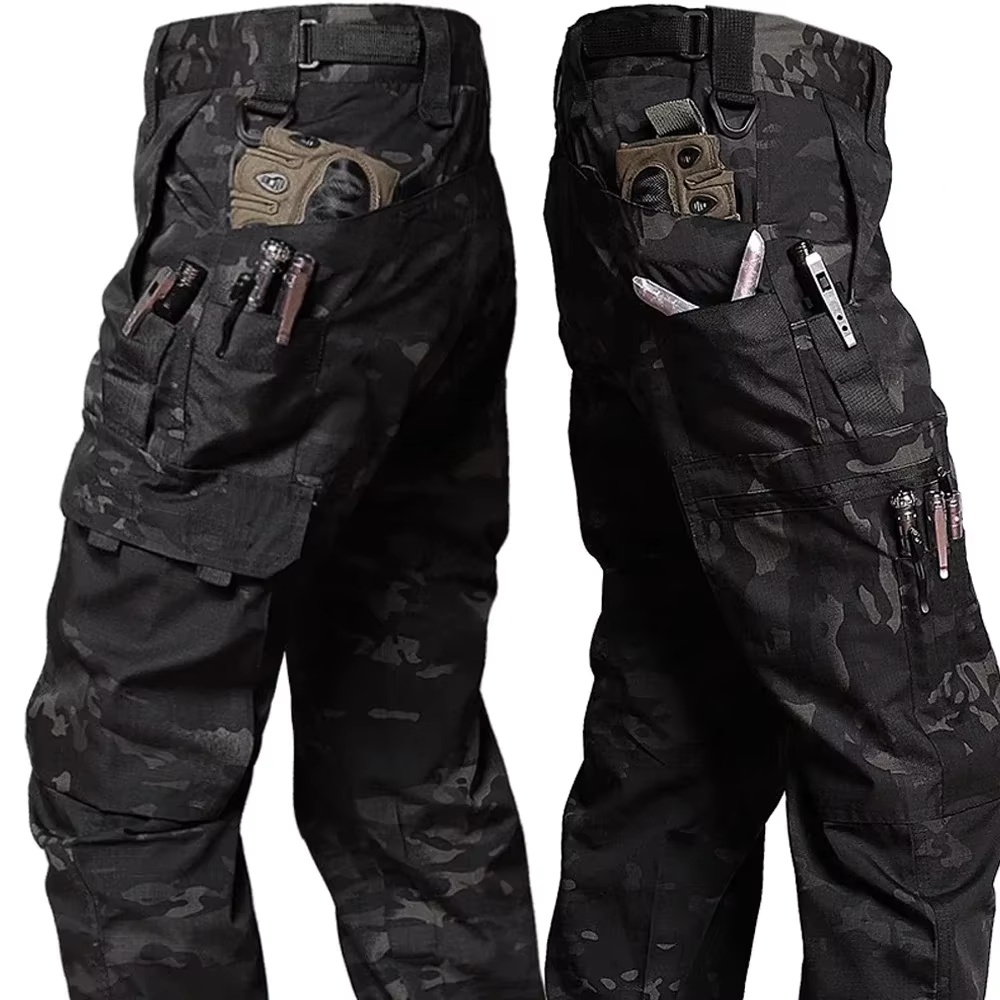 남성용 전술 바지 야외 작업 캐주얼 카고 바지 방수 멀 - Fishing Pants Waterproof 리뷰 및 가격