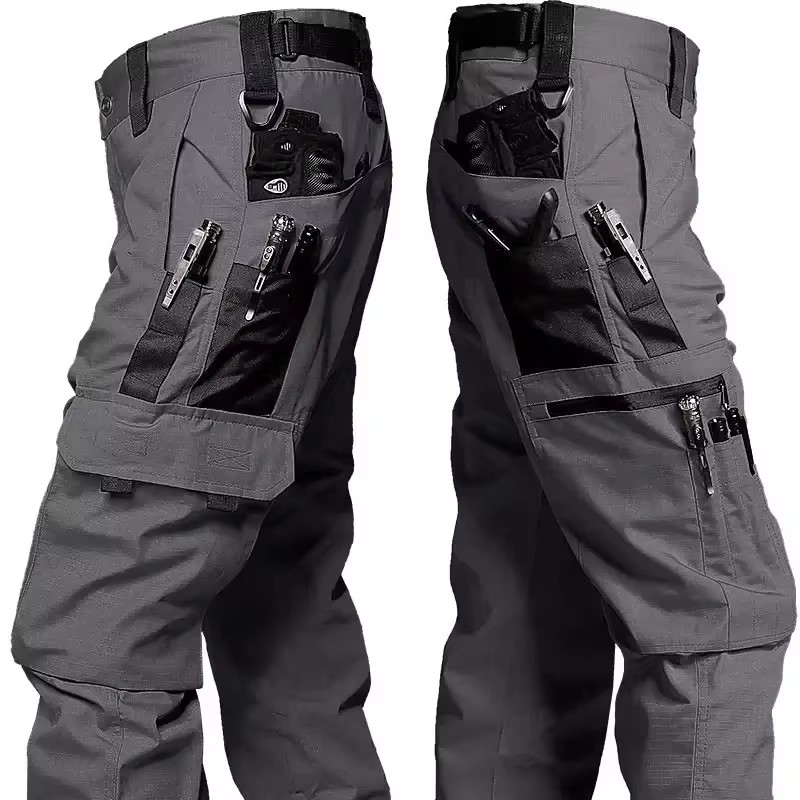 남성용 전술 바지 야외 작업 캐주얼 카고 바지 방수 멀 - Fishing Pants Waterproof 리뷰 및 가격