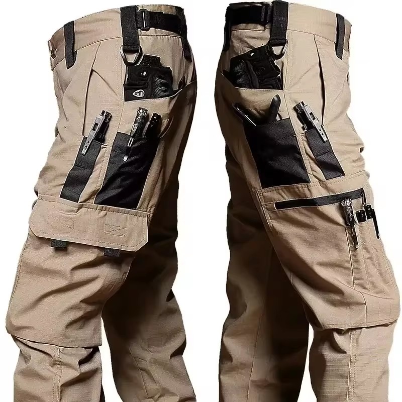 남성용 전술 바지 야외 작업 캐주얼 카고 바지 방수 멀 - Fishing Pants Waterproof 리뷰 및 가격