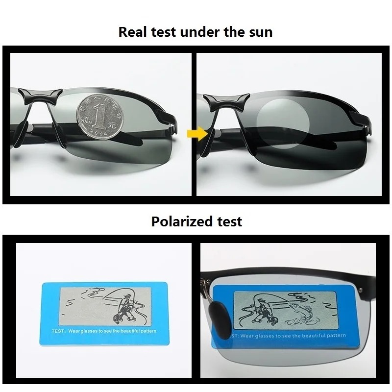 남성용 변색 편광 선글라스 운전 낚시 야외 스포츠용 선 - Fishing Sunglasses Polarized 리뷰 및 가격