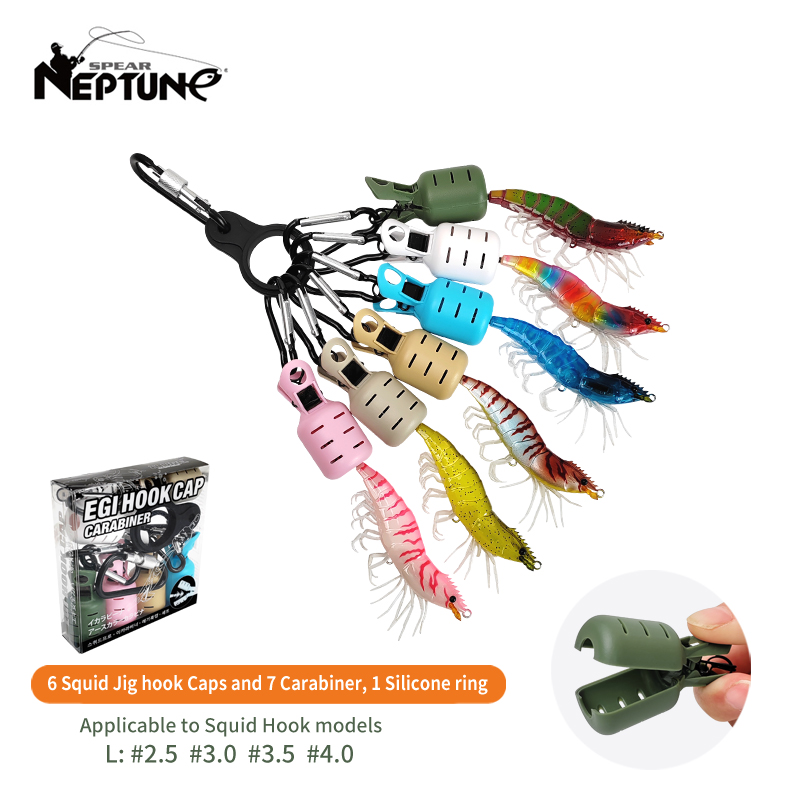 새로운 오징어 지그 미끼 보호기 키트 6pcs Webf - Fishing Belt 리뷰 및 가격