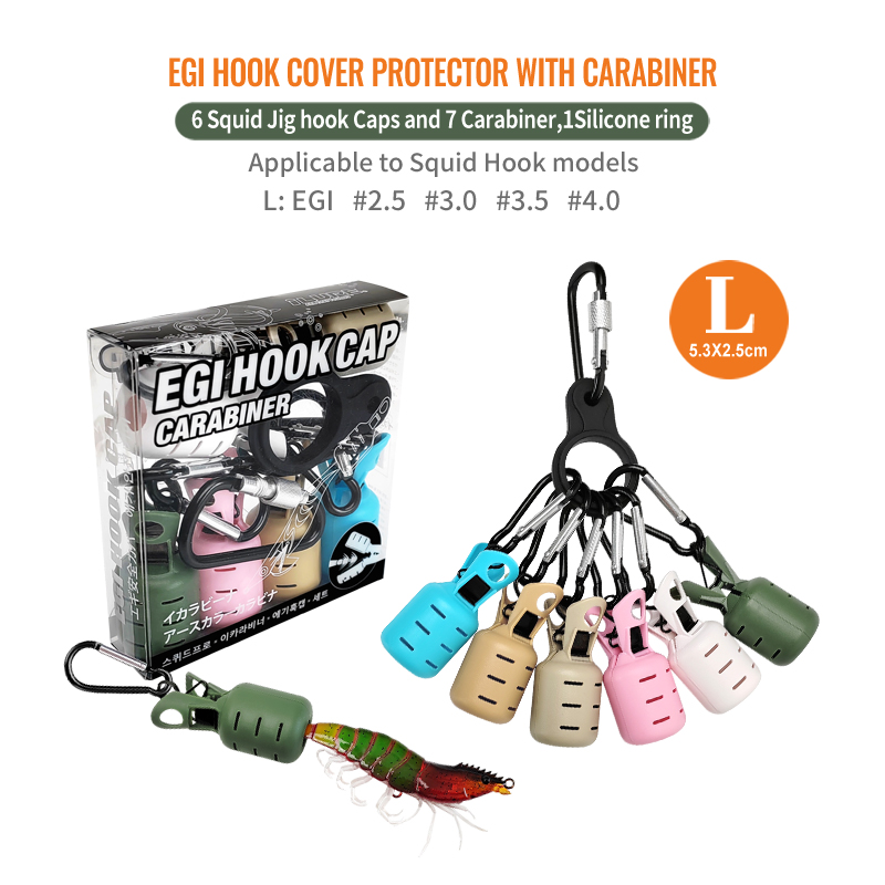 새로운 오징어 지그 미끼 보호기 키트 6pcs Webf - Fishing Belt 리뷰 및 가격