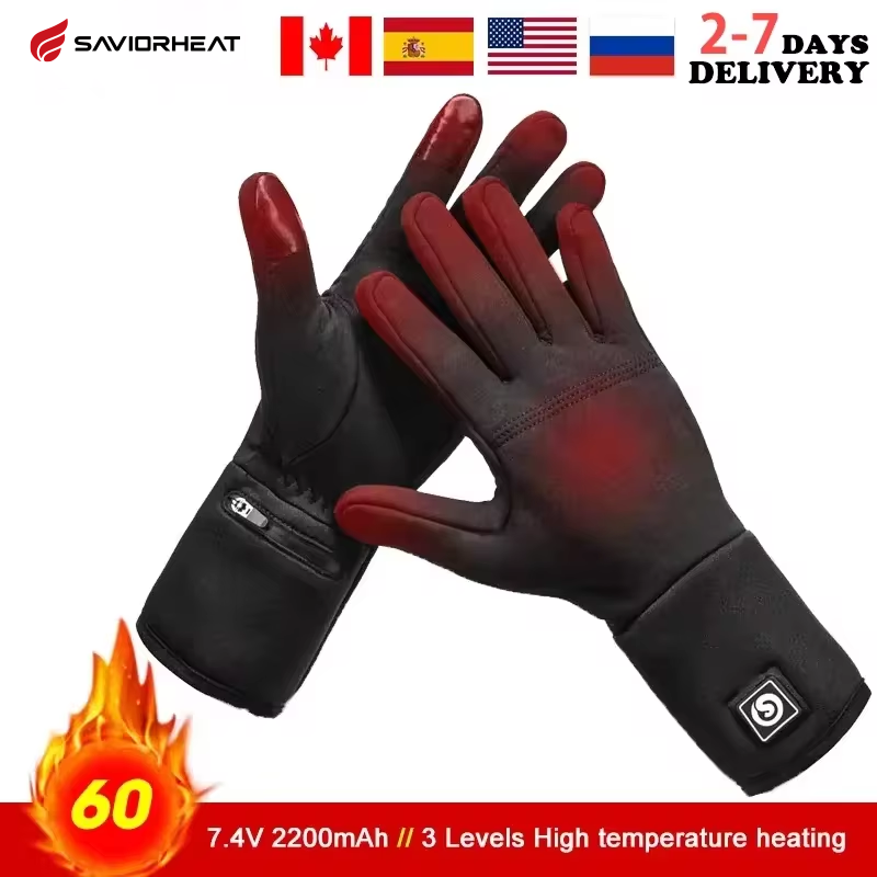 충전식 전기 라이너 가열 장갑 겨울 따뜻한 터치 스키  - Fishing Gloves 리뷰 및 가격
